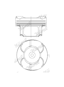 Píst NÜRAL 87-434600-00
