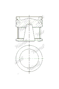 Píst NÜRAL 87-440600-00