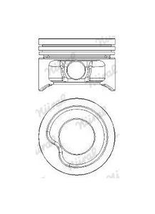 Píst NÜRAL 87-441900-00