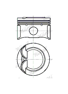 Píst NÜRAL 87-442300-00