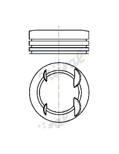Píst NÜRAL 87-450400-10