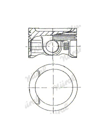 Píst NÜRAL 87-501800-50