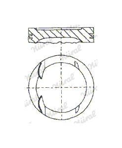 Píst NÜRAL 87-529300-00