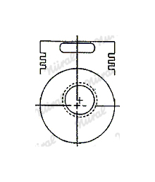 Píst NÜRAL 87-529500-00