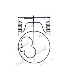 Píst NÜRAL 87-529600-00