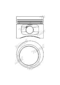 Píst NÜRAL 87-702607-00