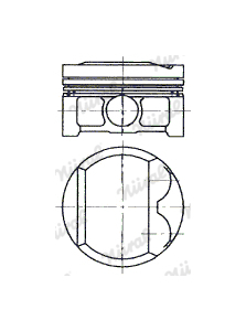 Píst NÜRAL 87-705007-00