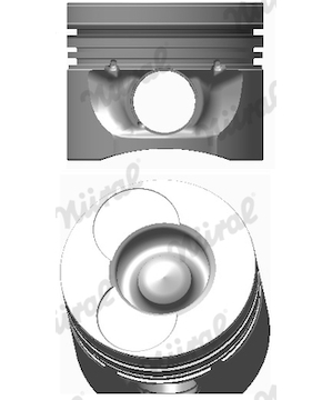 Píst NÜRAL 87-743107-00