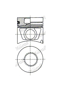 Píst NÜRAL 87-743200-10