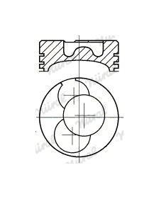 Píst NÜRAL 87-780121-10