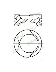 Píst NÜRAL 87-780607-00