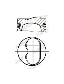 Píst NÜRAL 87-782300-00