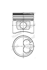 Píst NÜRAL 87-783507-10