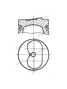 Píst NÜRAL 87-783808-30