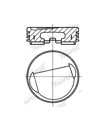 Píst NÜRAL 87-785107-00