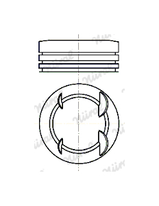 Píst NÜRAL 87-787006-10
