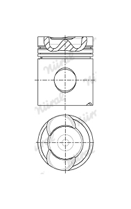Píst NÜRAL 87-962000-70