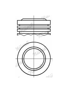 Píst NÜRAL PI0113108DP STD