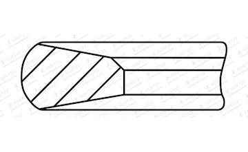 Pístní kroužek GOETZE ENGINE 3.5mm 008IF CK NT ST