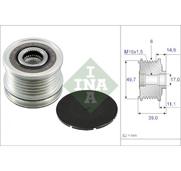 Předstihová spojka INA 535 0050 10