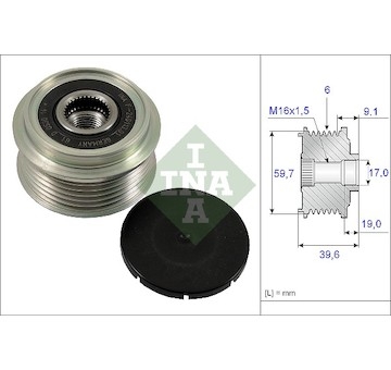 Předstihová spojka INA 535 0065 10
