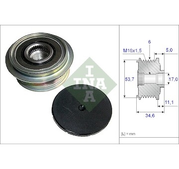 Předstihová spojka INA 535 0125 10