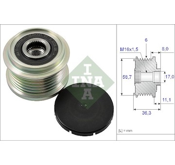 Předstihová spojka INA 535 0160 10