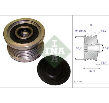 Předstihová spojka INA 535 0202 10