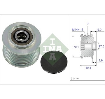 Předstihová spojka INA 535 0214 10