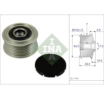 Předstihová spojka INA 535 0245 10