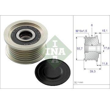 Předstihová spojka INA 535 0249 10