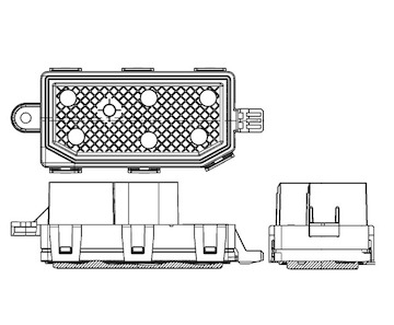 Regulace, vnitřní ventilace MAHLE ORIGINAL ABR 77 000P