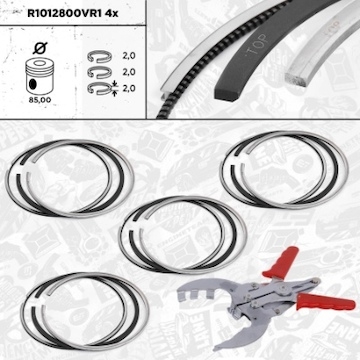 Sada pístních kroužků ET ENGINETEAM R1012800VR1