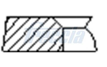 Sada pístních kroužků FRECCIA FR10-245800