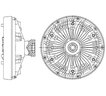 Spojka, větrák chladiče MAHLE ORIGINAL CFC 205 000P