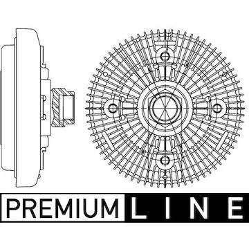 Spojka, větrák chladiče MAHLE ORIGINAL CFC 206 000P