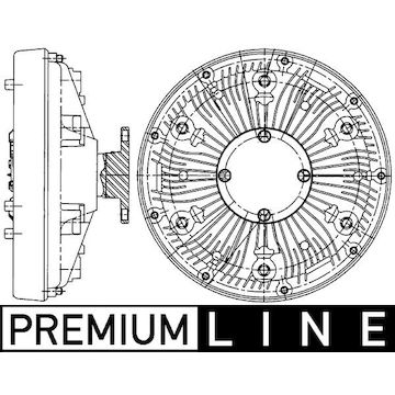 Spojka, větrák chladiče MAHLE ORIGINAL CFC 222 000P