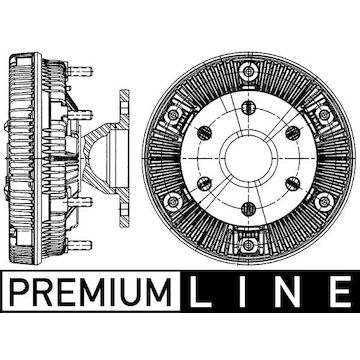 Spojka, větrák chladiče MAHLE ORIGINAL CFC 225 000P