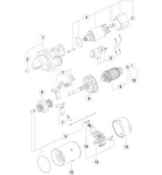 Startér MAHLE ORIGINAL 11131780