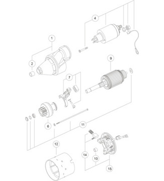 Startér MAHLE ORIGINAL MS 179