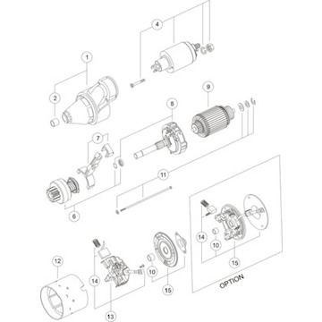 Startér MAHLE ORIGINAL MS 218