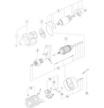 Startér MAHLE ORIGINAL MS 267