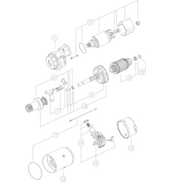 Startér MAHLE ORIGINAL MS 292