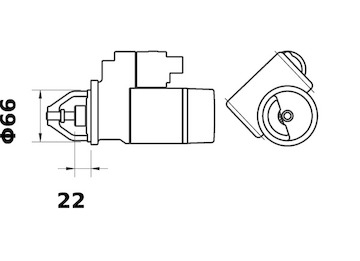 Startér MAHLE ORIGINAL MS 54