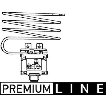 Teplotní spínač, ventilátor-klimatizace MAHLE ORIGINAL ASW 46 000P