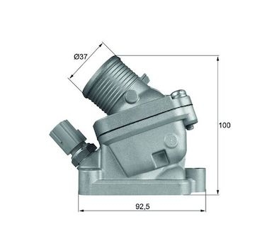 Termostat, chladivo MAHLE ORIGINAL TH 36 90D