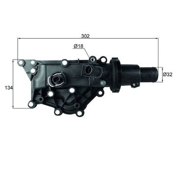 Termostat, chladivo MAHLE ORIGINAL TH 59 83