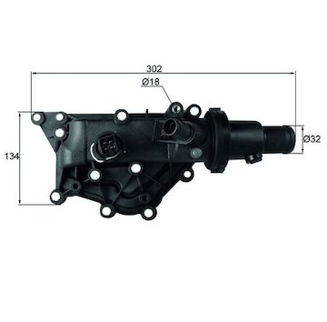 Termostat, chladivo MAHLE ORIGINAL TH 60 89