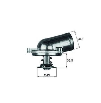 Termostat, chladivo MAHLE ORIGINAL TI 22 87