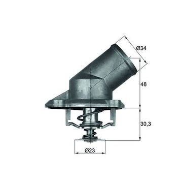 Termostat, chladivo MAHLE ORIGINAL TI 224 92